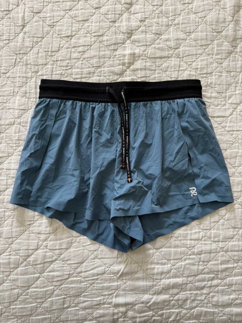 Bandit Women's 3" Vento Split Short - Steel Blue - Small - Picture 5 of 7